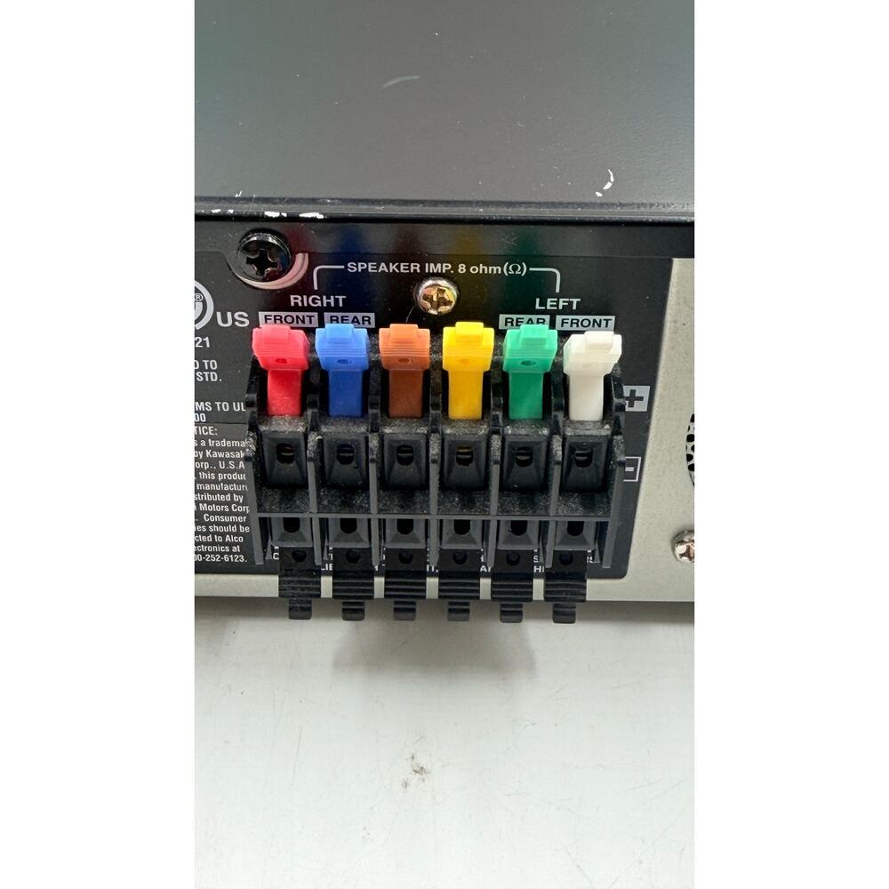 VTG Kawasaki AV1000 Home Theater System AV Switcher Volume Control Tested Works - Picture 6 of 7